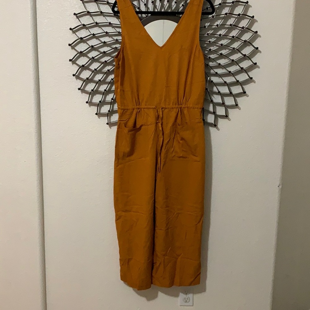 Old Navy jumpsuit/ romper , NWT, Sz L, mustard